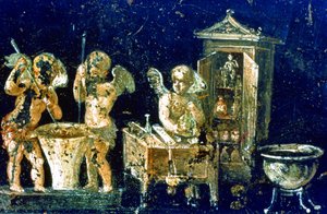 Nástěnná malba z domu Vettii od Roman Roman