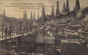 Ropné vrty, Moreni, Rumunsko