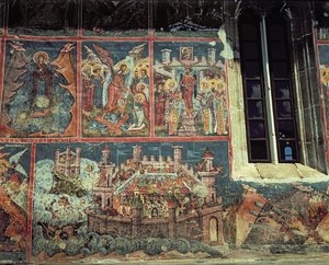 Obléhání Konstantinopole sultánem Mehmetem II (1432-81) v roce 1453 (viz také 67361)