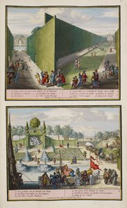 The Park at Enghien, c.1685, illustration from a 