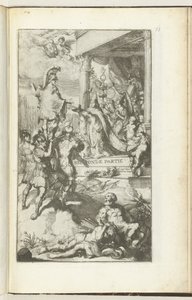 Titulní tisk pro druhý díl Guerres de Flandres Druhá strana (název na objektu) Guerres de Flandres (název série)