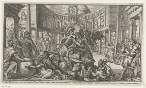 Alegorie role Nassau v jednotě republiky od Romeyn de Hooghe