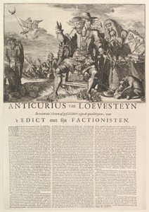 Anticurius van Loevesteyn.n.d. od Romeyn de Hooghe