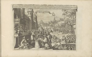 Aziatische Straffen Mučení Asiatů / Alle Aziatische straffen (název na předmětu) Východní a Západní Indie a další místa (název série) od Romeyn de Hooghe