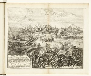Beleg en inname van Grave, 1586 Nahrávání (název na objektu) Wars of Flanders (název série) od Romeyn de Hooghe