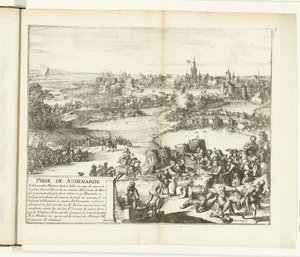 Vezmeme Oudenaarde, 1582 Prize de Audenarde (titul na předmětu) Guerres de Flandres (název série) od Romeyn de Hooghe