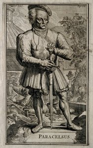 Philippus Theophrastus Aureolus Bombastus von Hohenheim Paracelsus. od Romeyn de Hooghe