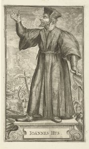 Portrét Jana Husa, 1701 od Romeyn de Hooghe