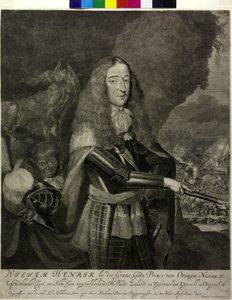 Oranžský princ Wilhelm III. od Romeyn de Hooghe