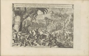 Spaanse wreedheden v Západní Indii Spaensche Tyrannyen in de Westindies / Tyranie Španělů v Západní Indii (název na předmětu) Východní a Západní Indie a další místa (název série) od Romeyn de Hooghe