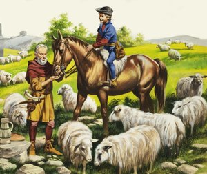 Farmářský chlapec v patnáctém století od Ron Embleton