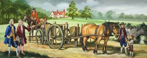 Dny Daniela Defoea (1660-1731) (kvaš na papíře) od Ron Embleton