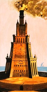 Světlo Pharos vynalezl Ptolemaios od Ron Embleton