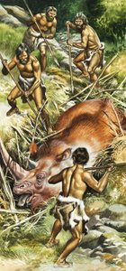 Prehistoričtí lovci od Ron Embleton