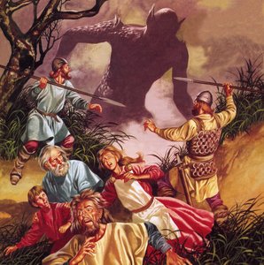 Legenda o Beowulfovi: Grendel -- Hrůza z bažin od Ron Embleton