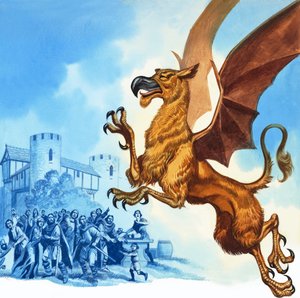 Legenda o Gudrun: Hagen a gryfové od Ron Embleton