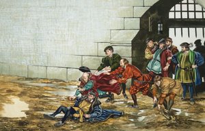 Seržant ve zbrani (kvaš na papíře) od Ron Embleton