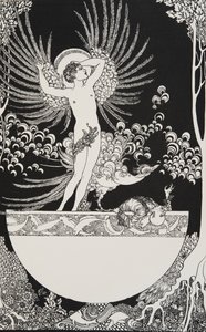 Ilustrace z Rubáiyátu Omara Khayyama, 1920 od Ronald Balfour