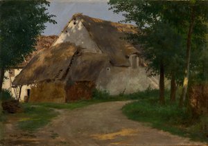 Farma u vchodu do lesa, 1860-1880 od Rosa Bonheur