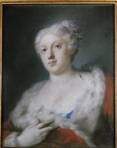 Autoportrét (Autoportrét) Malba od Rosalby Carriera (1675-1757) Turín, Galleria Sabauda od Rosalba Giovanna Carriera