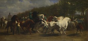 Koňský veletrh, 1855 od Rosa Bonheur