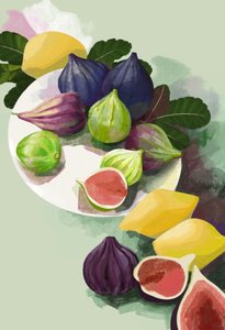 Barevné fíky a citrony od Rosana Laiz Blursbyai