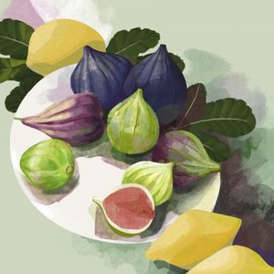 Zralé fíky a citrony od Rosana Laiz Blursbyai