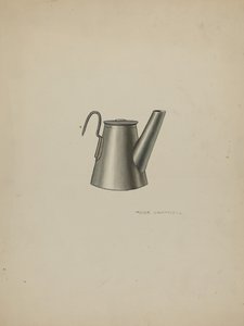 Hornická olejová lampa