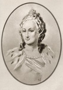 Kateřina II, z Živé biografie slavných panovníků. od Ross Gordon