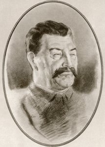 Josif Vissarionovič Stalin, z Živé biografie slavných panovníků. od Ross Gordon