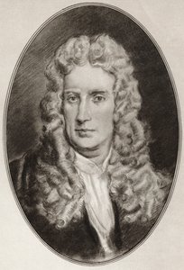Sir Isaac Newton, z Živé biografie slavných mužů