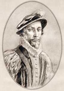 Sir Walter Raleigh, z Živé biografie slavných mužů. od Ross Gordon