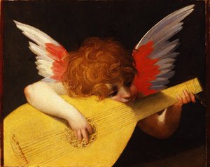 Hudební anděl, 1521 od Rosso Fiorentino