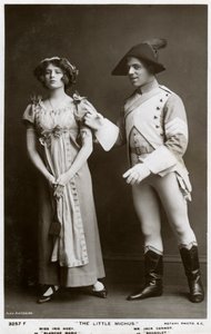 Iris Hoey a Jack Cannot, britští herci, c1908. od Rotary Photo