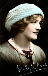 Lily Elsie 1886-1962, anglická herečka, začátek 20. století.