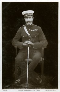Princ Alexander z Tecku, 1900. od Rotary Photo