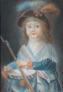 Portrét chlapce jako buben francouzské revoluce od Rougemont