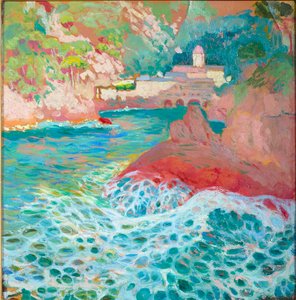 San Fruttuoso z moře, kolem roku 1909