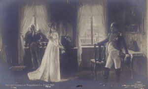 Pruská královna Louise se setkala s Napoleonem v Tilsitu