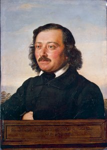 Portrét Bertholda Auerbacha od Rudolf Julius Benno Huebner