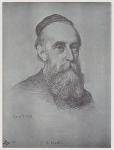 George Frederick Watts (litho) od Rudolf Lehmann
