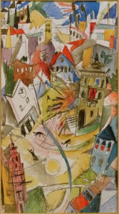 Výbuch od Rudolf Schlichter