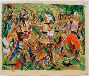 Divoký západ od Rudolf Schlichter