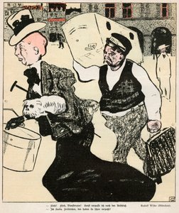 "Dáma a vrátný", 1898 od Rudolf Wilke