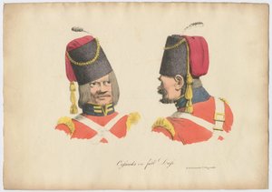 Kozácká uniforma, 1820
