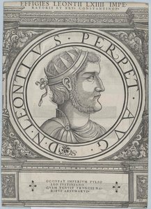 Východořímský císař Leontios (tisk) od Rudolph Wyssenbach