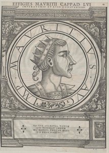 Východořímský císař Mauricius (tisk)