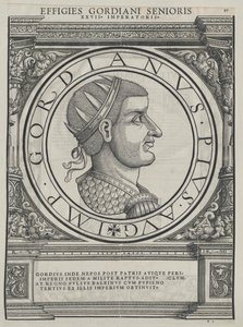 Římský císař Gordian I. (tisk) od Rudolph Wyssenbach