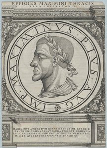 Římský císař Maximinus Thrax (tisk)