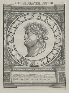 Římský císař Nero (tisk) od Rudolph Wyssenbach
